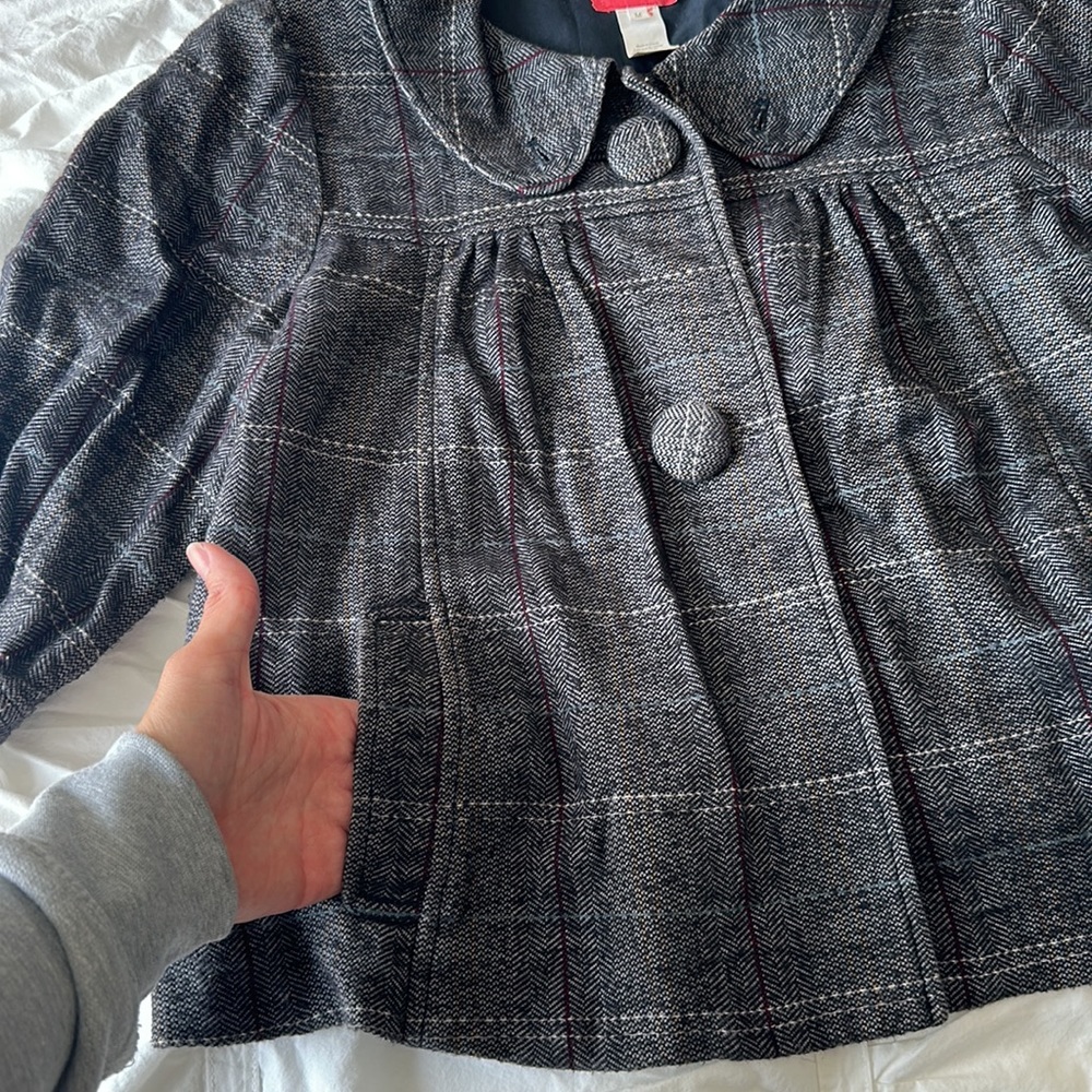 Grey crop jacket - Picture 3 of 5